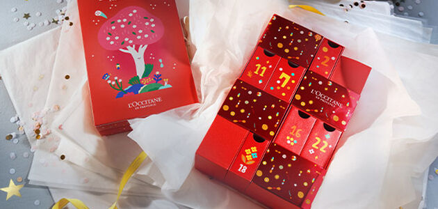 Calendriers de l'Avent beaut&eacute;- L'Occitane