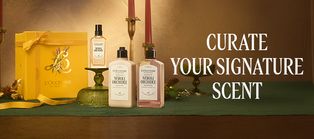 Rose Fragrance collection with perfume, shower gel and body lotion. Curate your signature scent with a free gel when you purchase any fragrance and lotion.