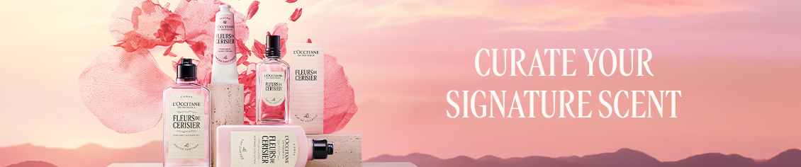 Rose Fragrance collection with perfume, shower gel and body lotion. Curate your signature scent with a free gel when you purchase any fragrance and lotion.