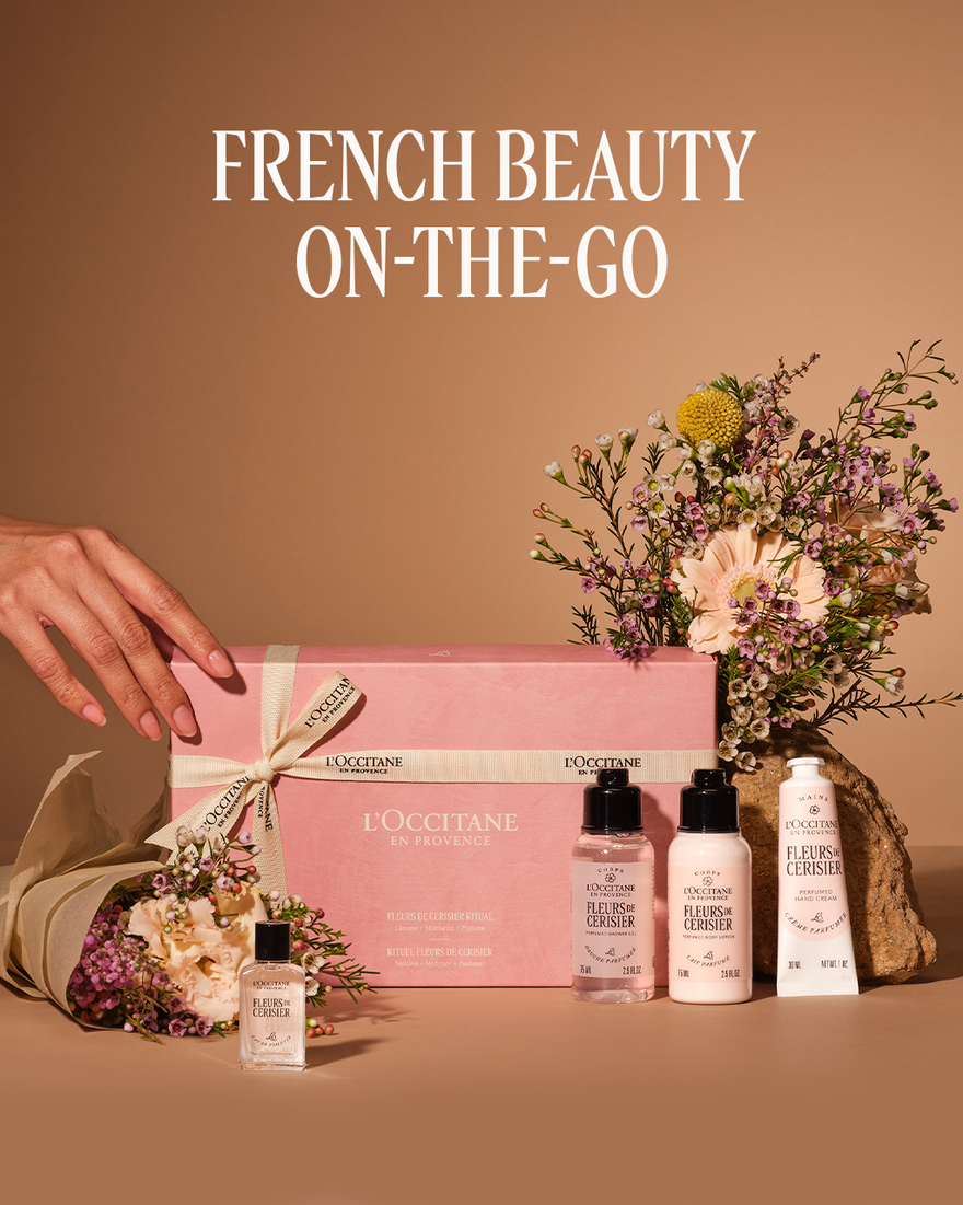 Y8　ディシラ シャン ドゥ ローズコレクション　フローズンクリームパルファム Cherry Blossom Body Care Gift Set – Fleurs de Cerisier Ritual | L