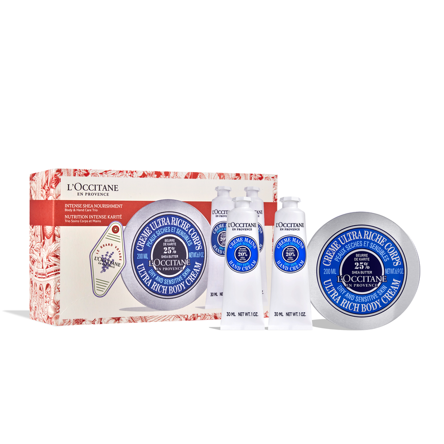 view 1/6 of L'OCCITANE Nourishing Body & Hand Care Trio Holiday Gift Set, , CARECT