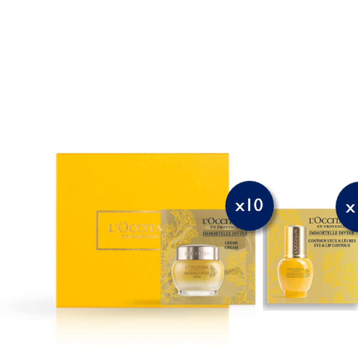 Anti-Aging Immortelle Divine Skincare Sample Pack | L'Occitane US