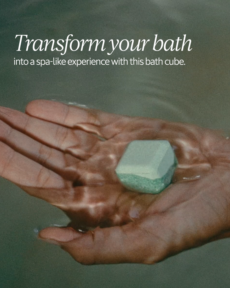 image 2/6 de Cube pour le bain Amande, , CARECT