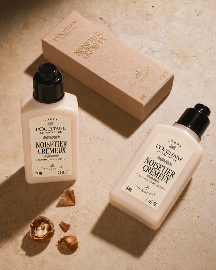 image 2/8 de Lotion pour le corps parfum&eacute;e Noisetier Cr&eacute;meux, , CARECT