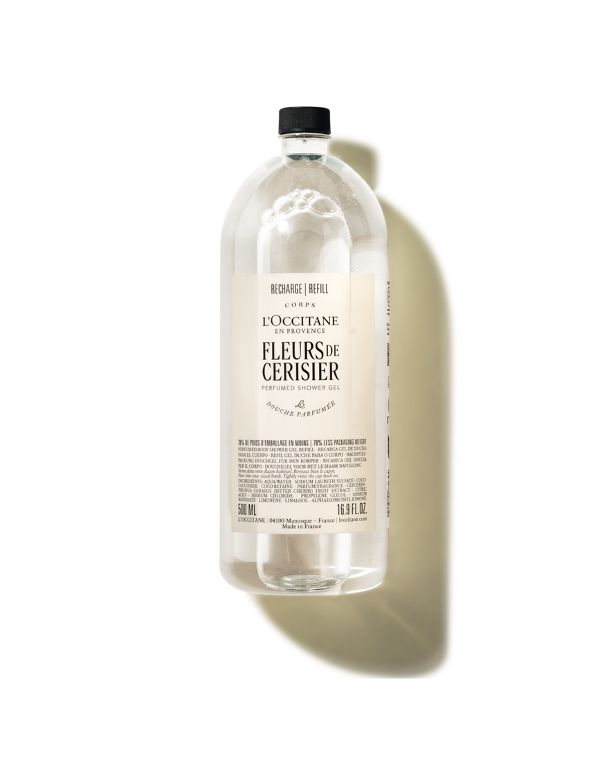 view 1/6 of Fleurs de Cerisier (Formerly Cherry Blossom) Perfumed Shower Gel Refill, , USRECT
