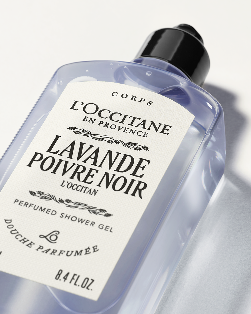 view 2/7 of Lavande Poivre Noir (Formerly L'OCCITAN) Perfumed Shower Gel, , CARECT