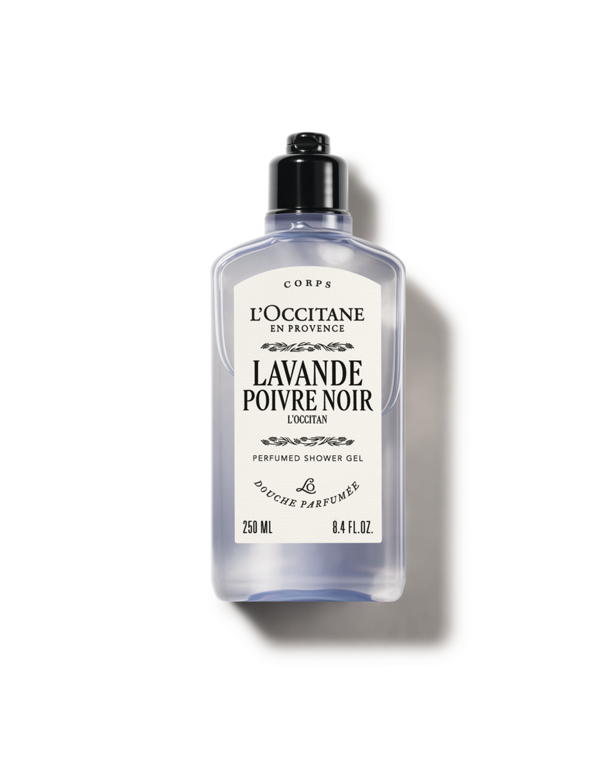image 1/7 de Gel douche parfum&eacute; Lavande Poivre Noir (L'OCCITAN), , CARECT