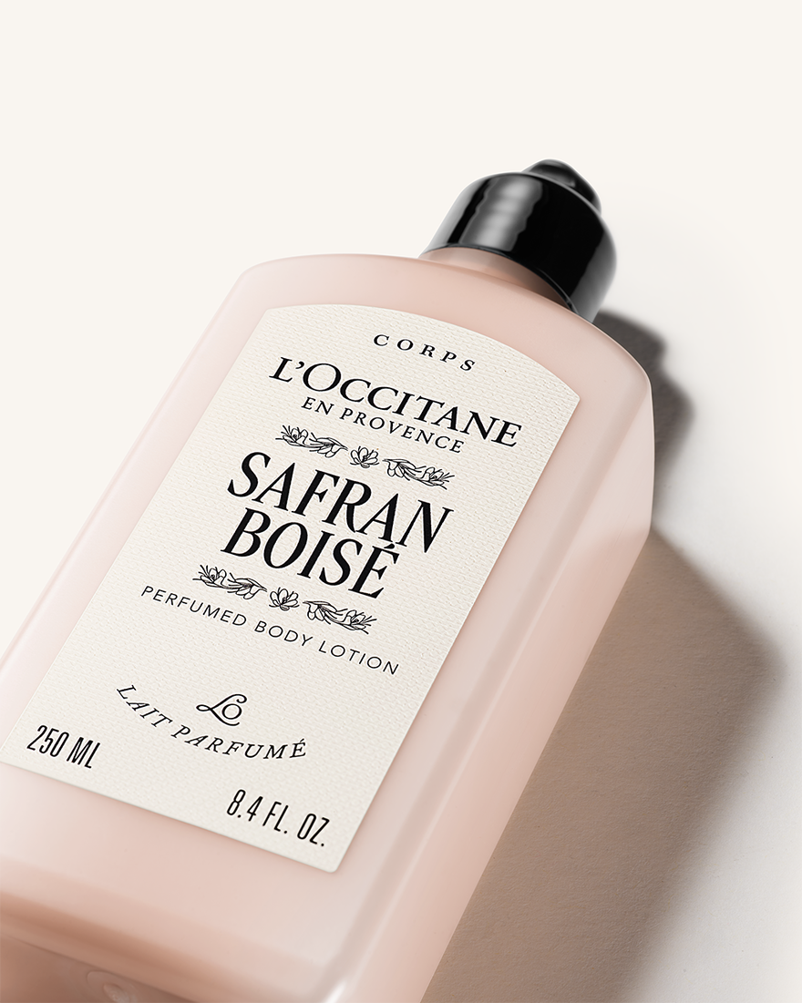 view 7/8 of Safran Bois&eacute; Perfumed Body Lotion, , CARECT