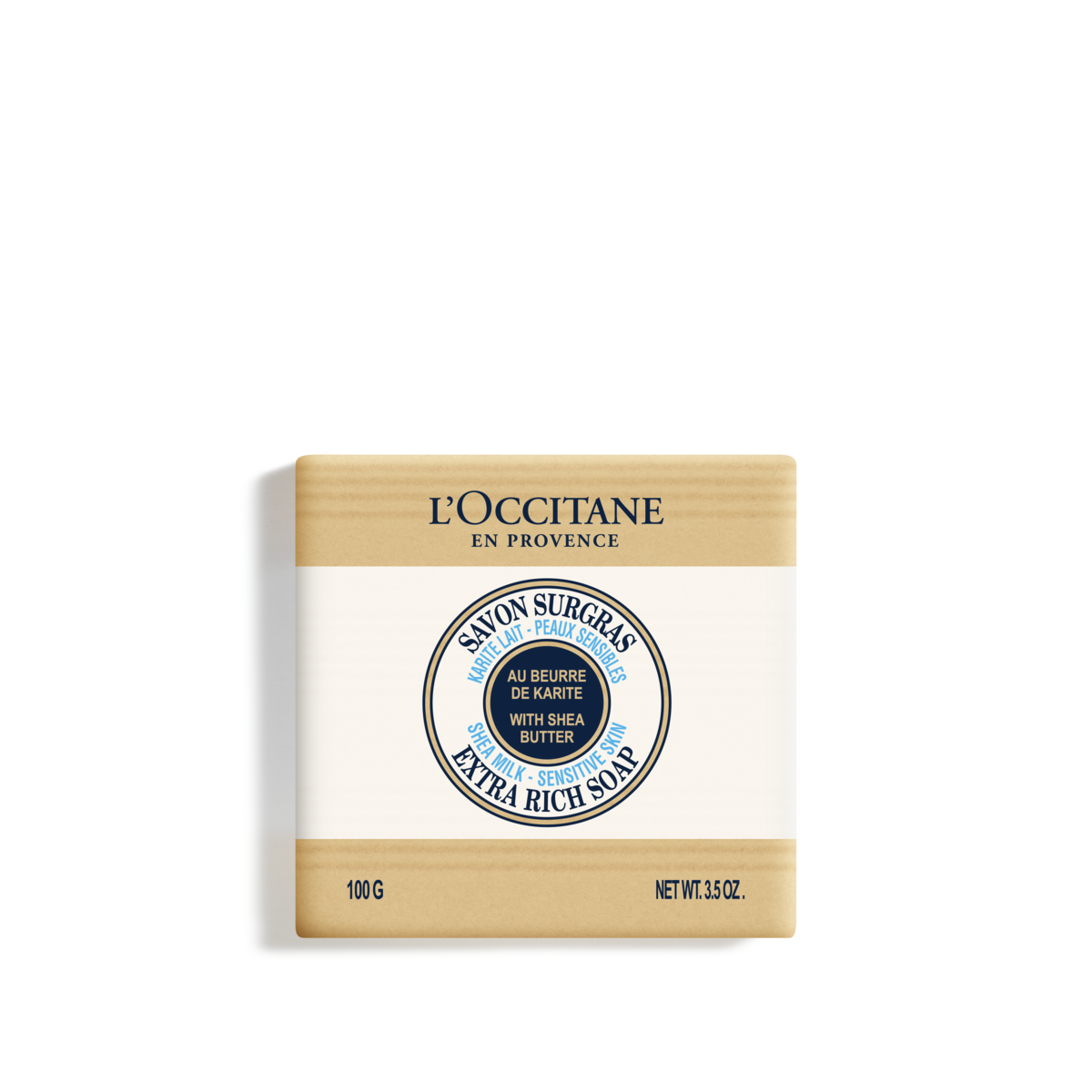 Shea Milk Sensitive Skin Extra Rich Soap 3.5 oz | L'Occitane en