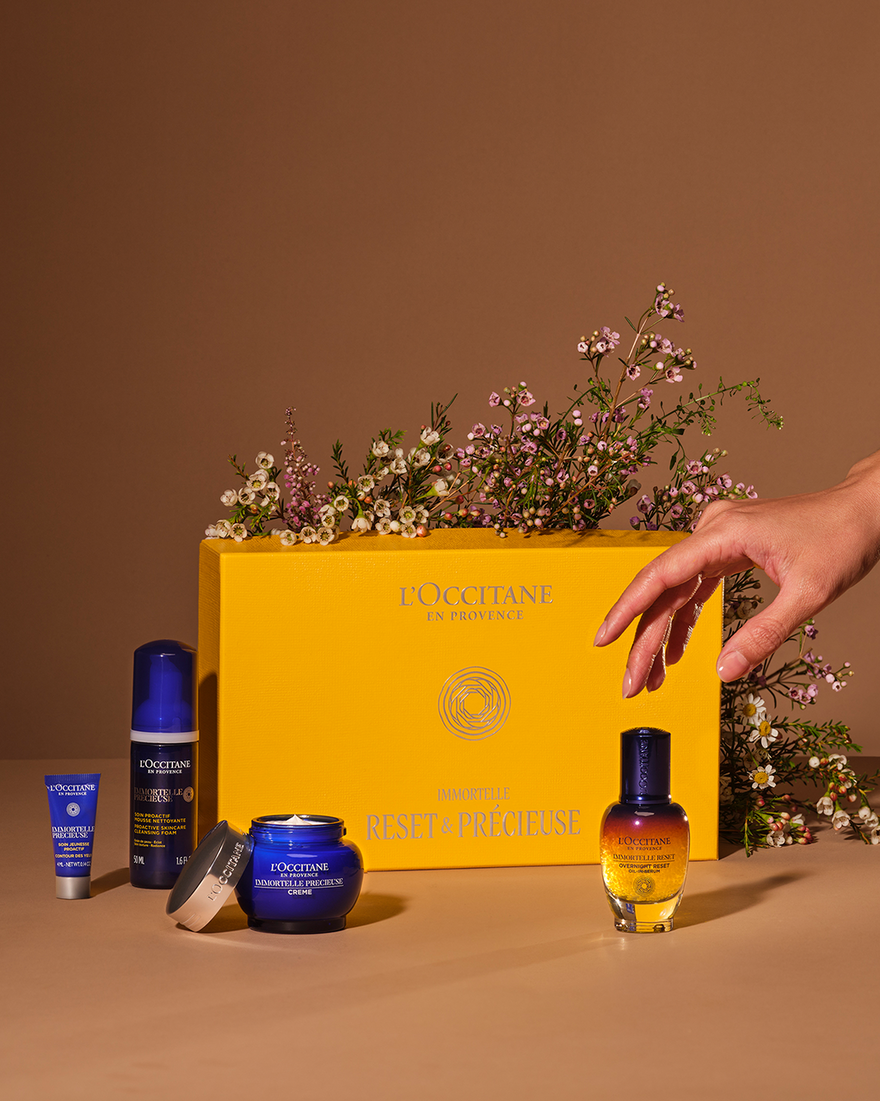 Immortelle Reset & Precious Skincare Routine | L'Occitane | L