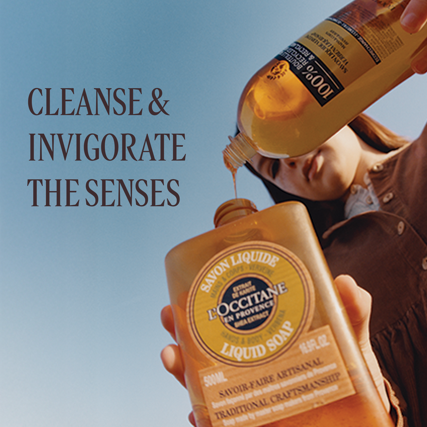 view 2/6 of Shea Verbena Liquid Soap + Refill Duo, , CARECT