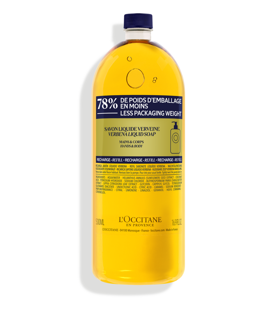 Shea Verbena Hand & Body Liquid Soap Refill 16.9 fl. oz | L&rsquo;Occitane en Provence