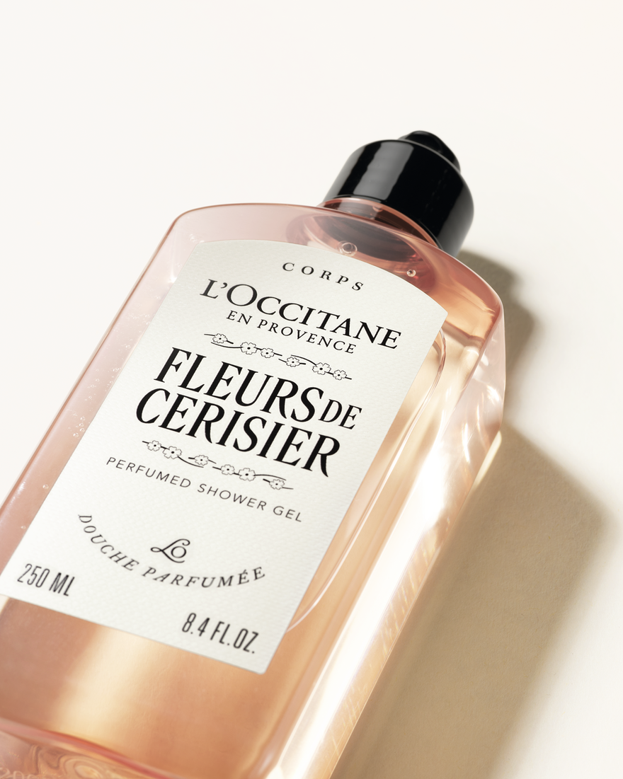 view 2/6 of Fleurs de Cerisier (Formerly Cherry Blossom) Perfumed Shower Gel, , CARECT