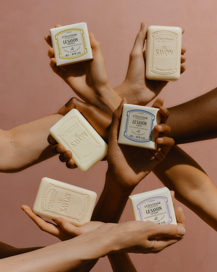 Le Savon Shea Verbena Extra-Gentle Body Soap 8.8 NET WT. OZ. | L