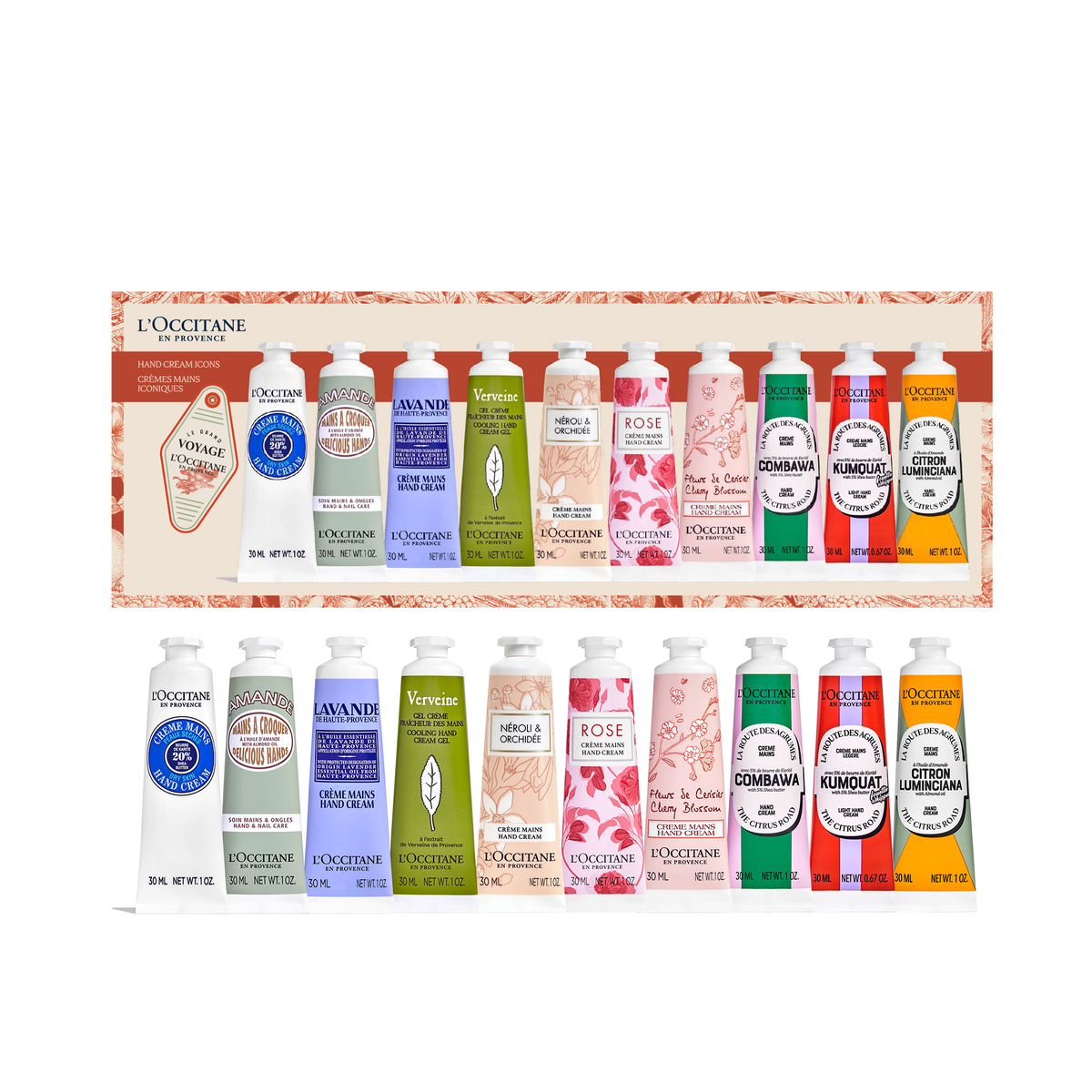 L'OCCITANE 10-Piece Nourishing & Protective Classic Hand Cream
