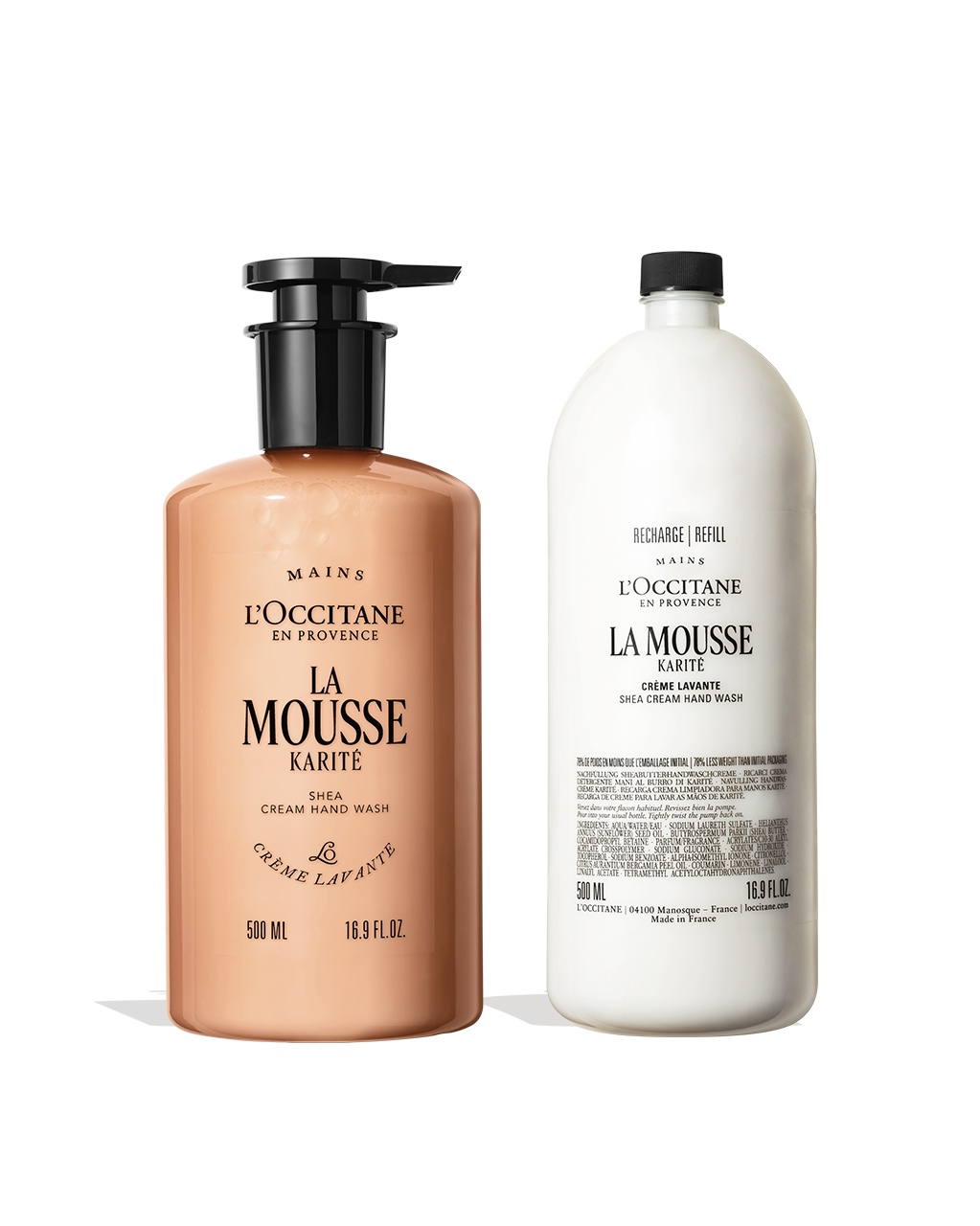 La Mousse Shea Cream Hand Wash + Refill