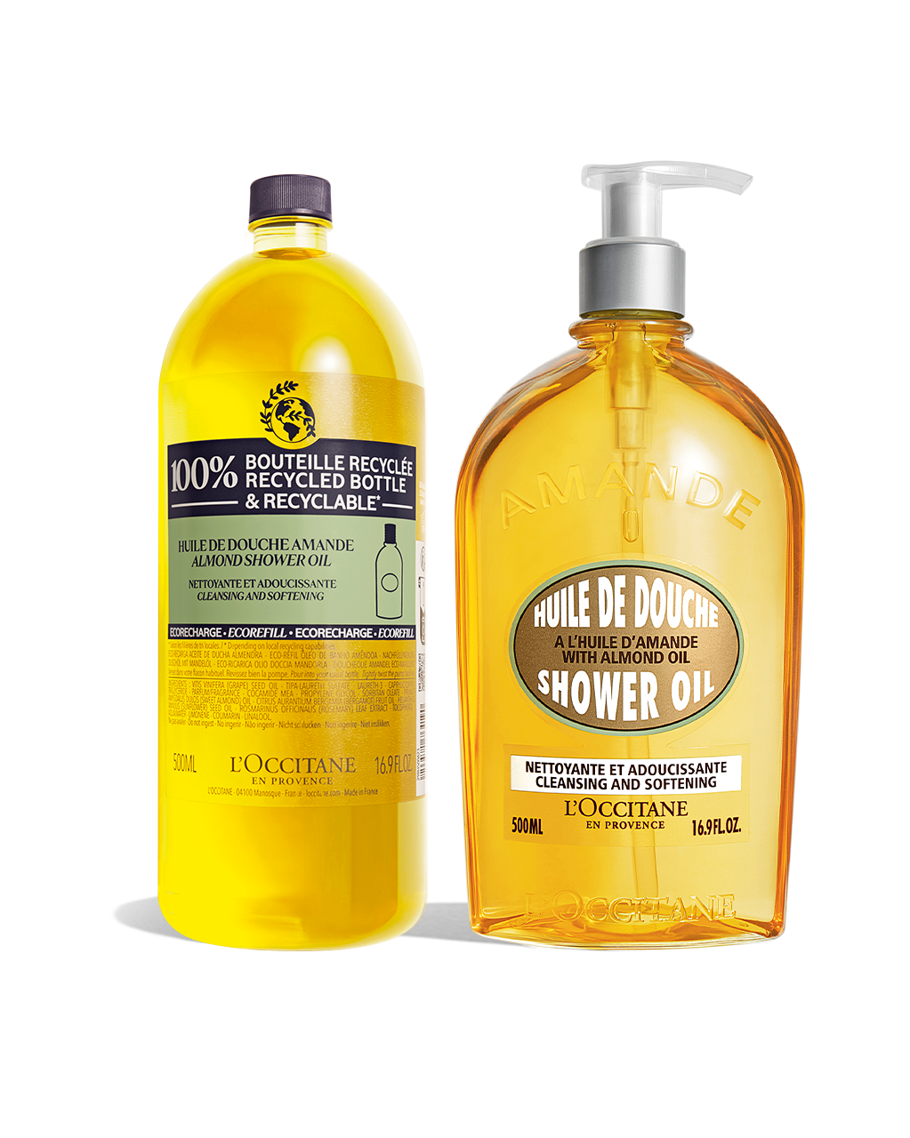 Almond Shower Oil Refill Duo