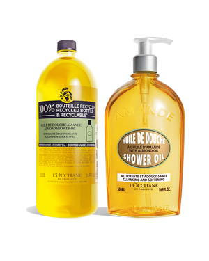 Almond Shower Oil Refill Duo | L&rsquo;Occitane en Provence