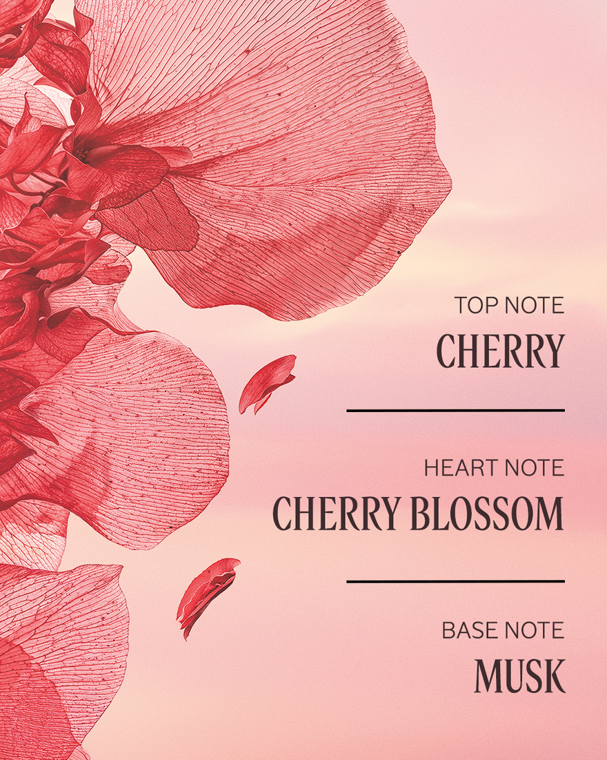 image 3/7 de Lotion pour le corps parfumée Fleurs de cerisier (Cherry Blossom), , CARECT