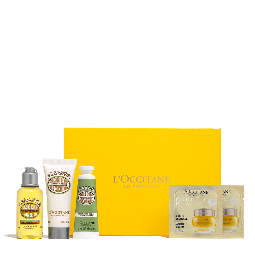 view 1/1 of Almond & Immortelle Essential Gift Set, , USRECT