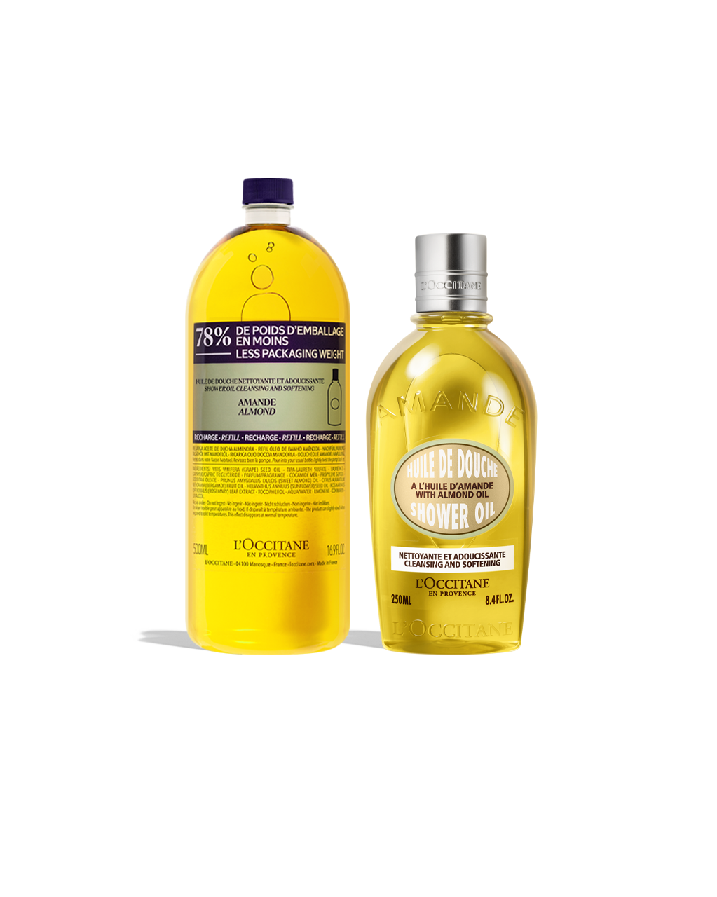 Almond Shower Oil Duo