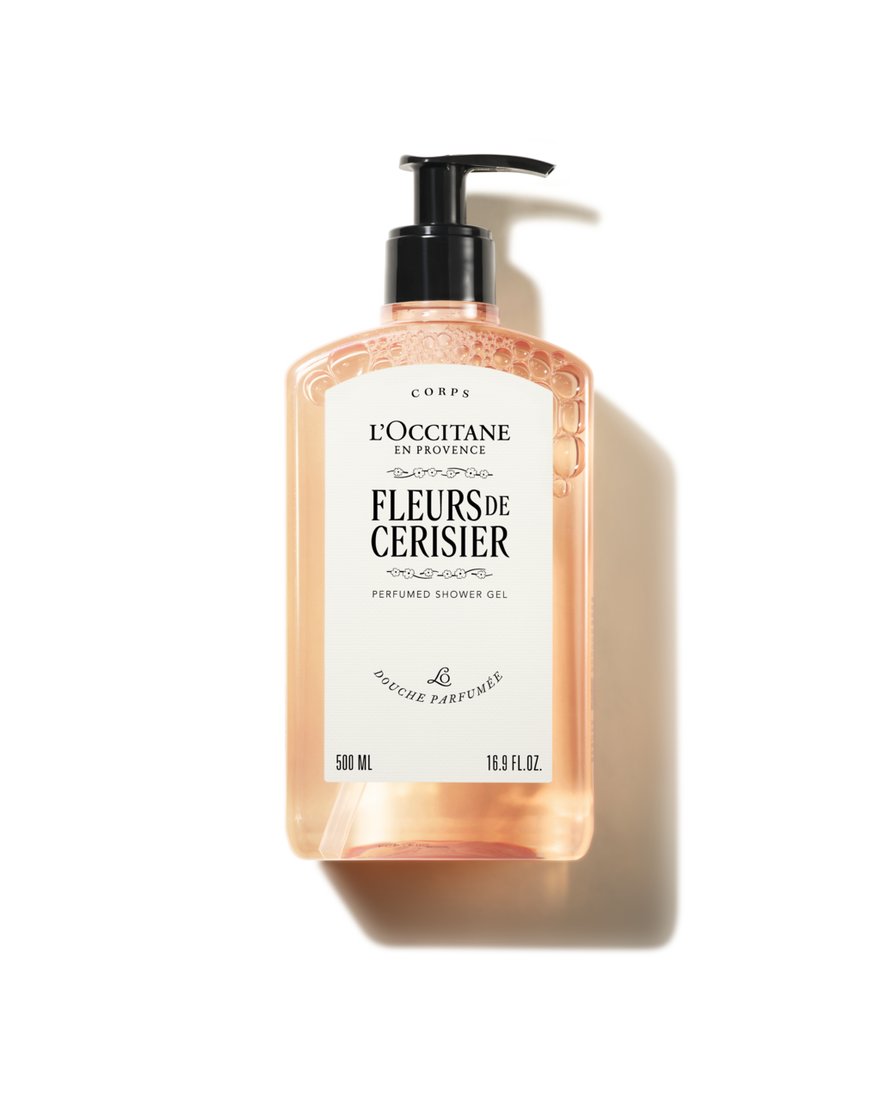 L'OccitaneFLEURSdeCERISIERTHEBLANC50mL２本 Fleurs de Cerisier Perfumed Shower Gel 16.9 fl. oz | L'Occitane en