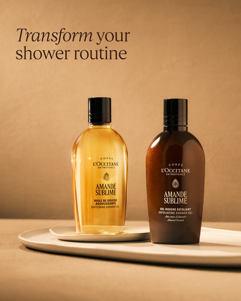 Amande Exfoliating Shower Scrub