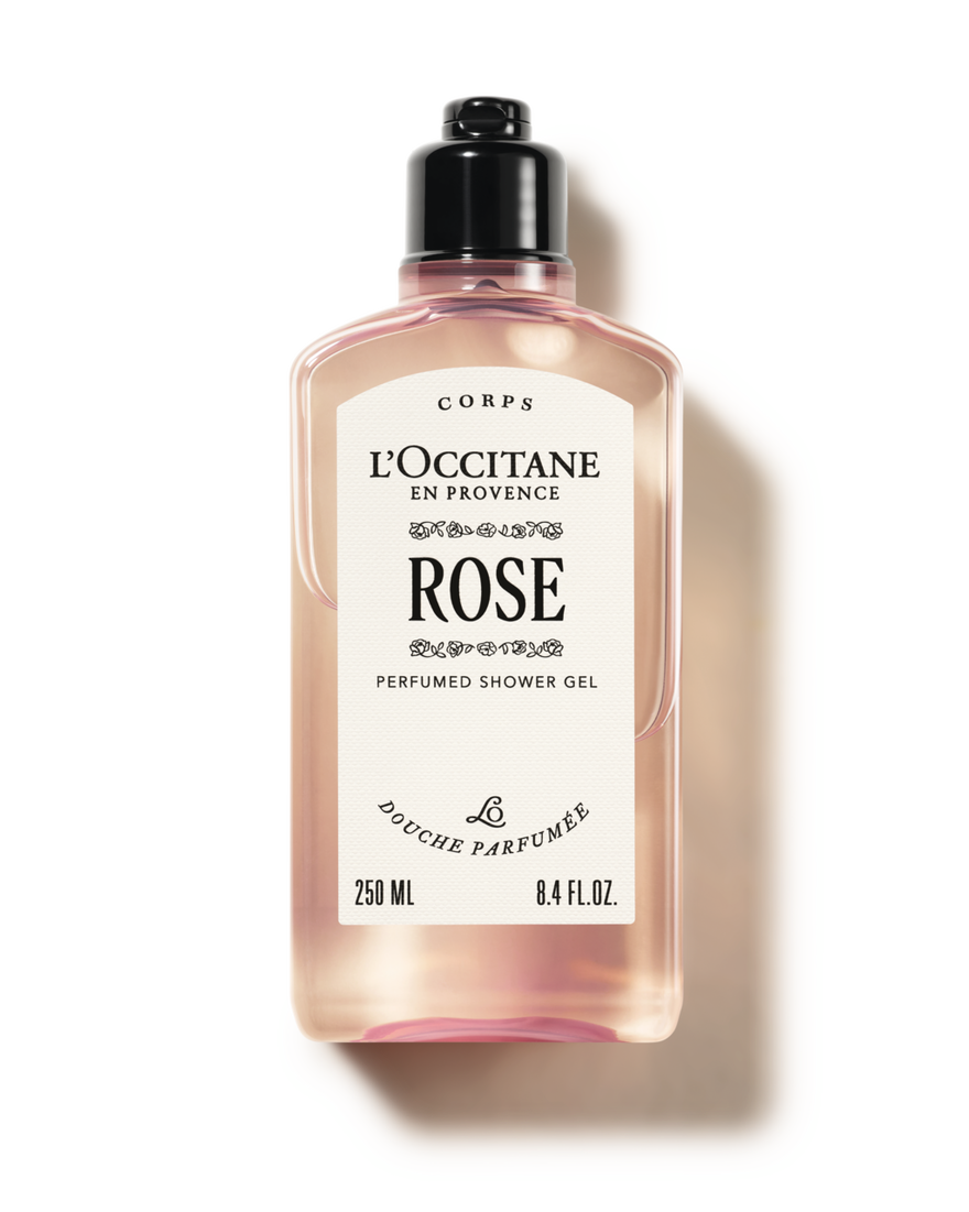 image 1/6 de Gel douche parfumé Rose, , CARECT