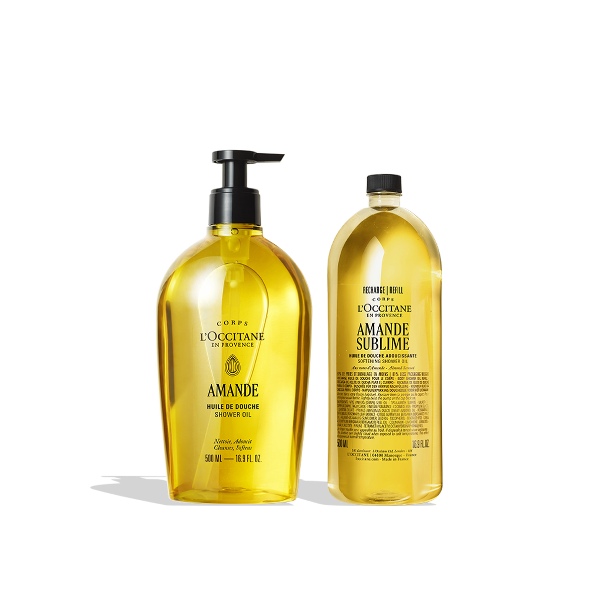 Amande Sublime Shower Oil Duo | L'Occitane en Provence