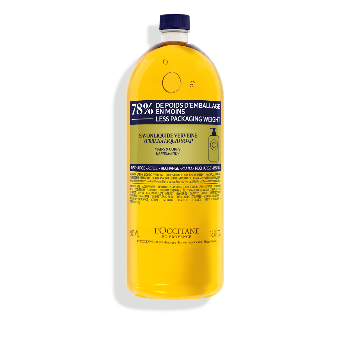 Shea Verbena Hand & Body Liquid Soap Refill Refill - 16.9 fl. oz