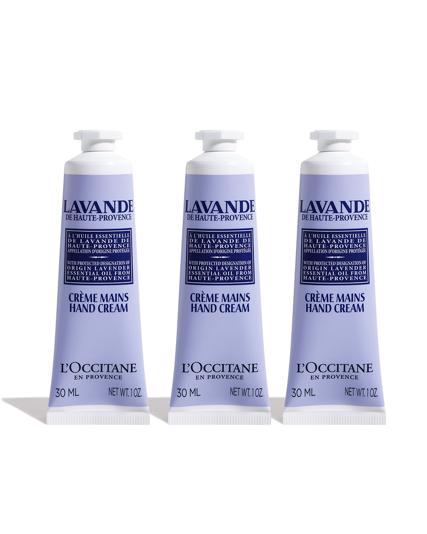 image 1/1 de Trio de cr&egrave;mes pour les mains &agrave; la lavande, , CARECT