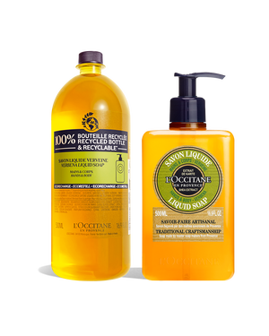 Shea Verbena Hand Soap Jumbo Duo | L&rsquo;Occitane en Provence