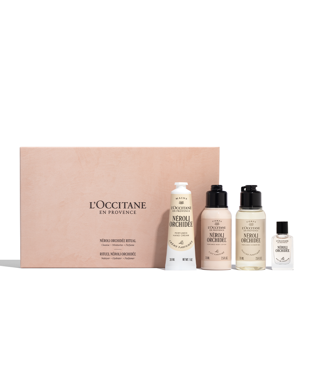 お値下げ！新品/ロクシタン/Néroli Elderflower Body 3品 Néroli Body Care Gift Set – Néroli Orchidée Ritual | L'Occitane