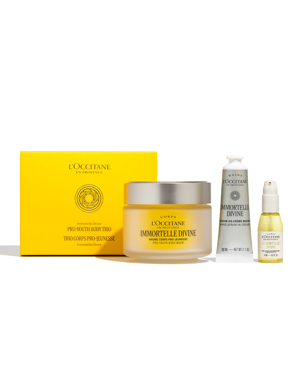 Immortelle Divine Pro-Youth Body Trio | L'Occitane en Provence