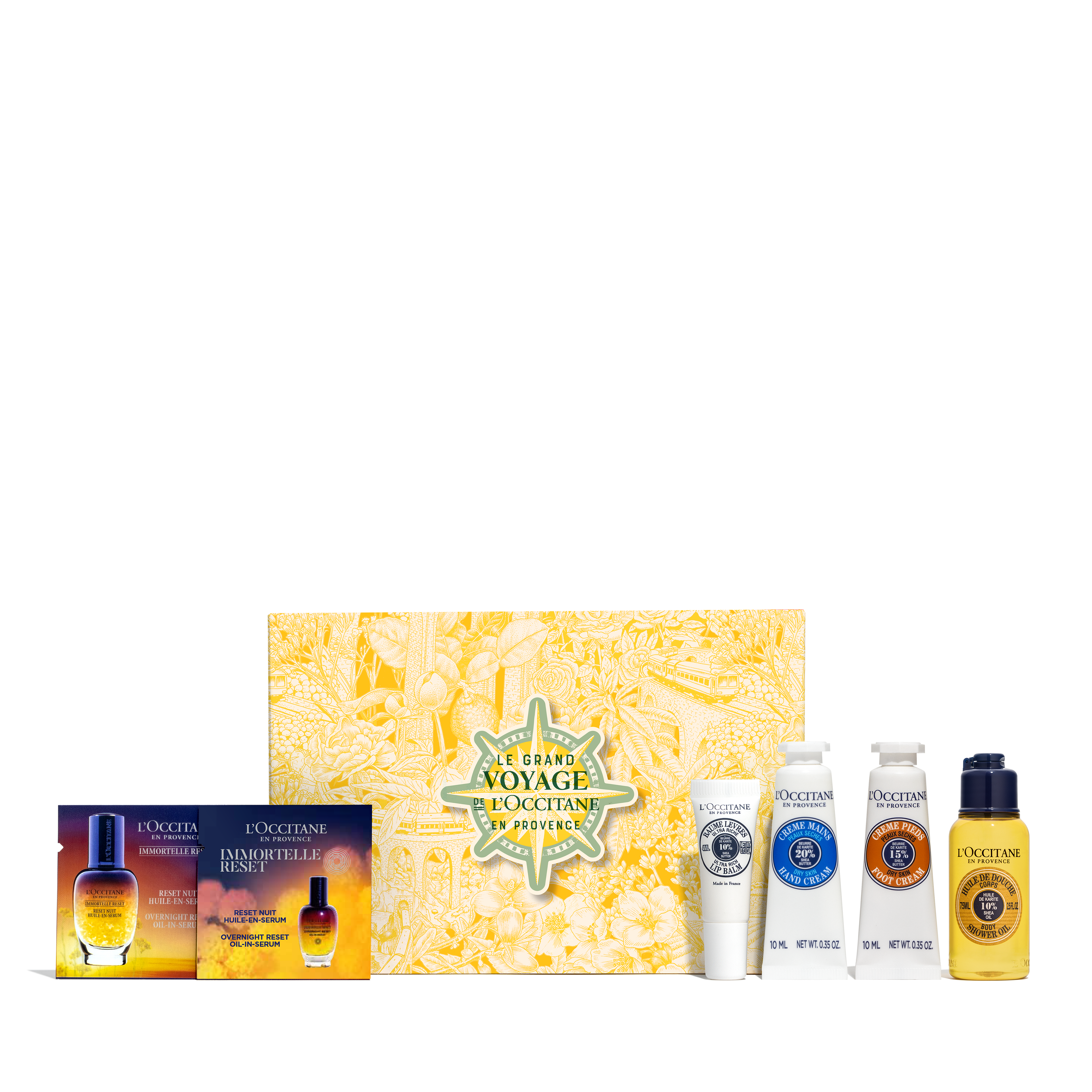 L'OCCITANE Immortelle Reset 16ml(詰替セット) Shea & Reset Gift Set | L'Occitane en Provence