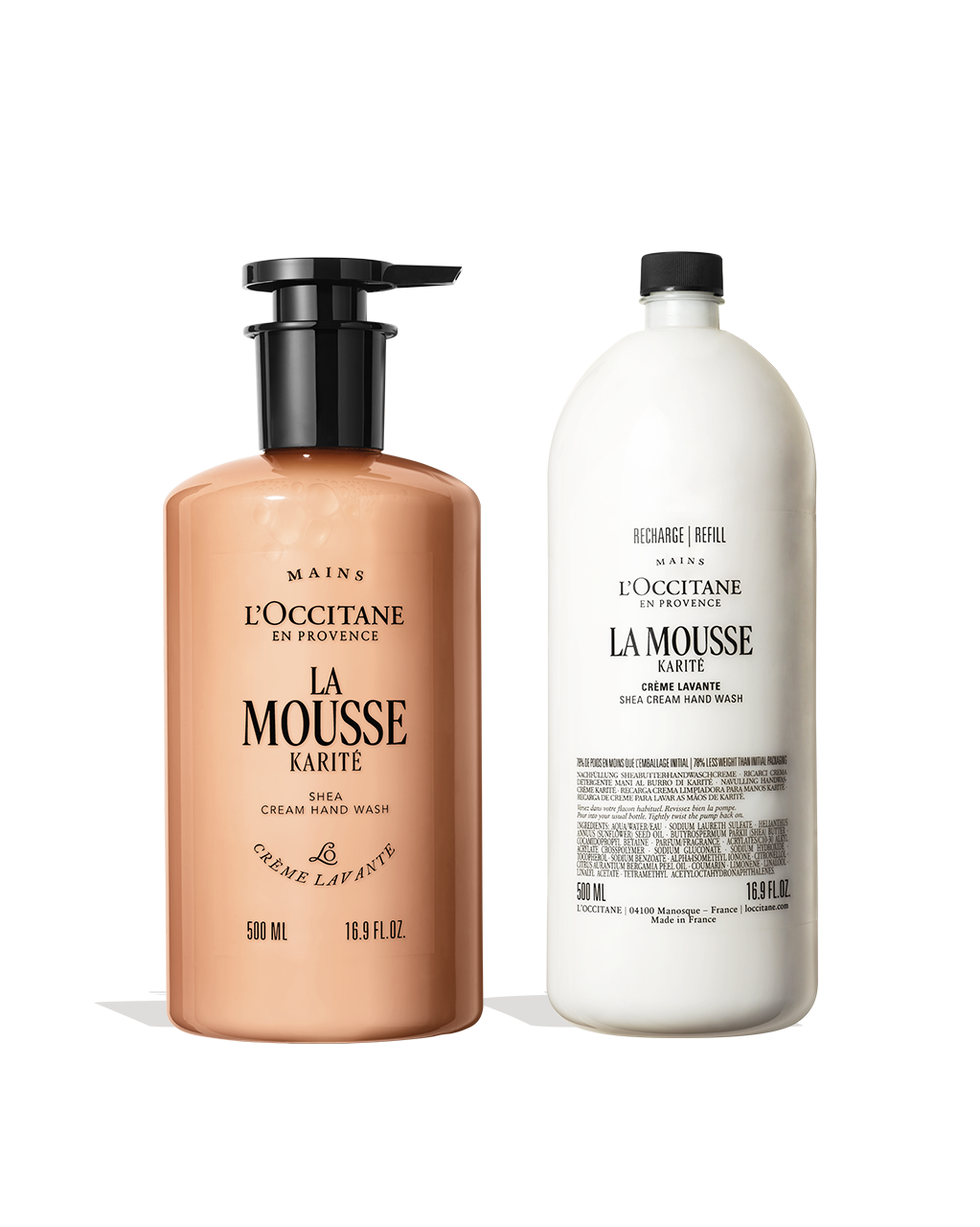 La Mousse Shea Cream Hand Wash + Refill | L'Occitane en Provence