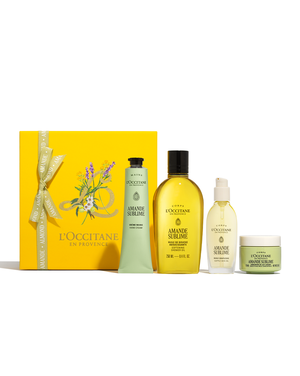 L'OCCITANE AMANDE SUBLIME シャワーオイル 3本セット Almond Collection | L'Occitane en Provence