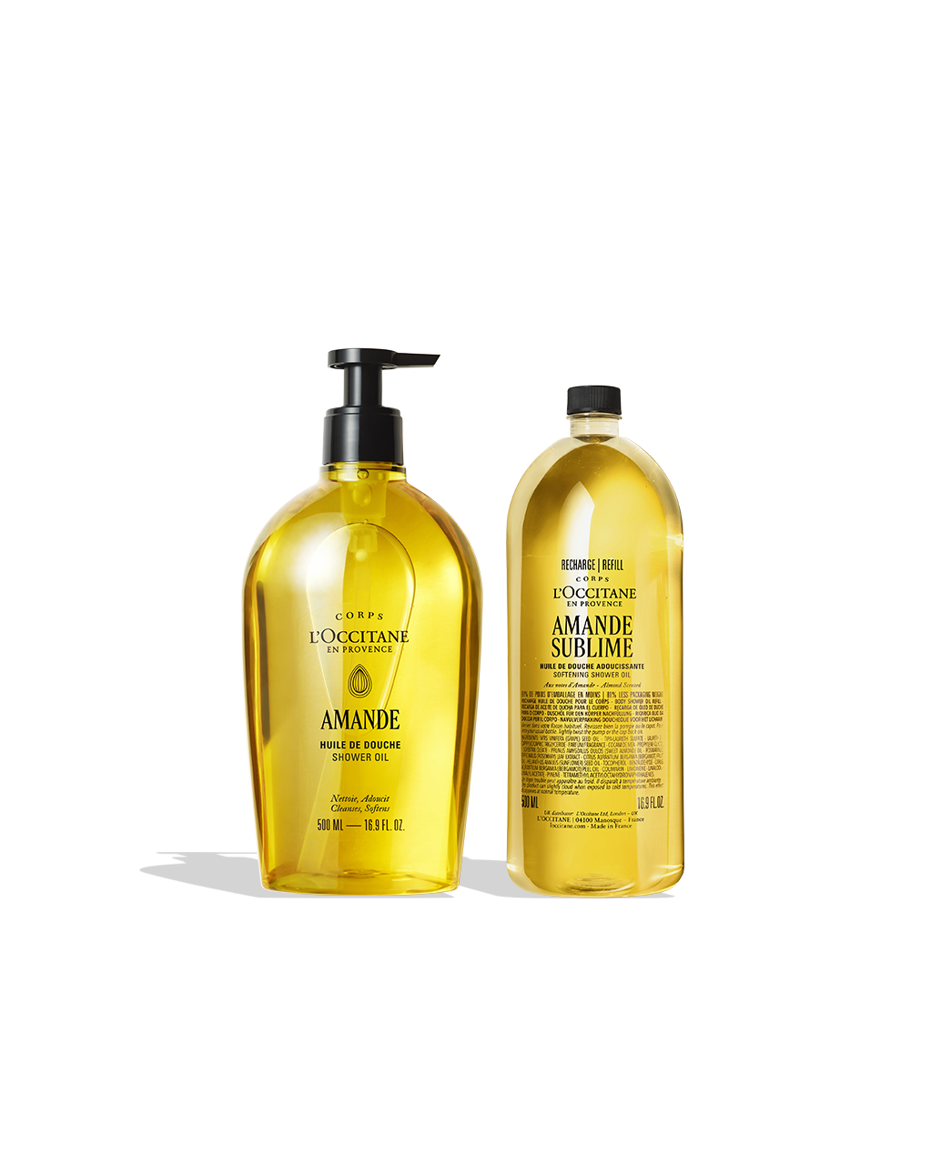 Amande Sublime Shower Oil Duo | L'Occitane | L'Occitane en Provence